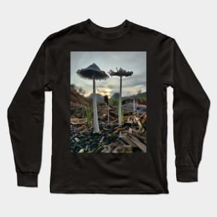 Mushrooms And Morning Dew Long Sleeve T-Shirt